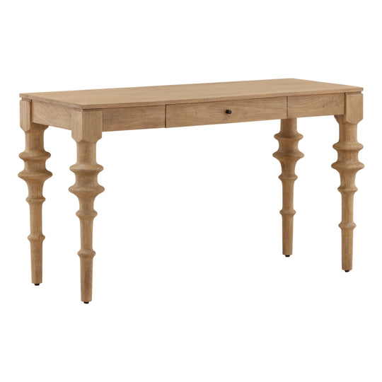 Savine Desk Natural — Front Three-Quarter