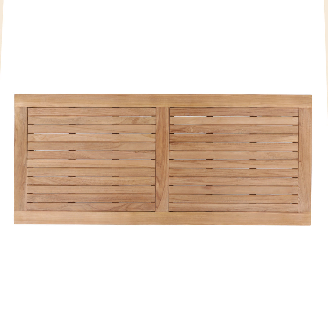Alynn Outdoor Dining Table — Overhead