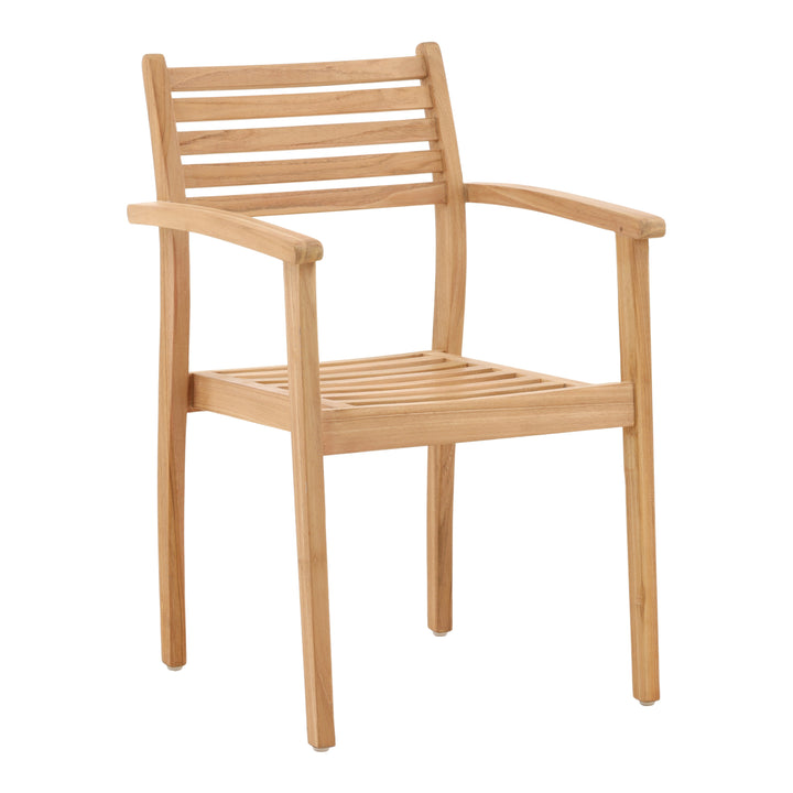 Verdante Outdoor Dining Chair — Front Three-Quarter