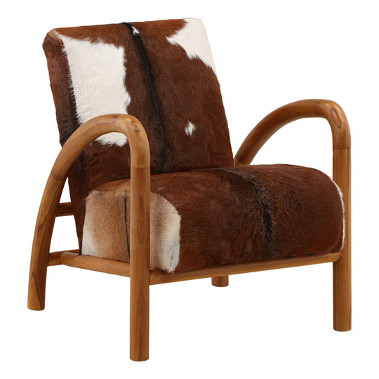 Charleton Occasional Chair Brown — Front Three-Quarter