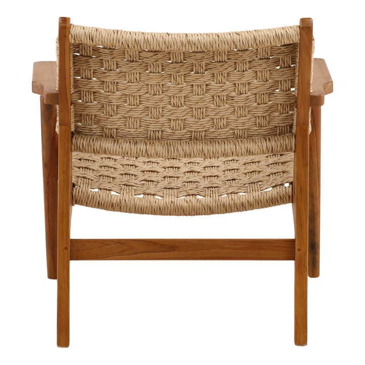 Parleigh Outdoor Occasional Chair Natural — Back