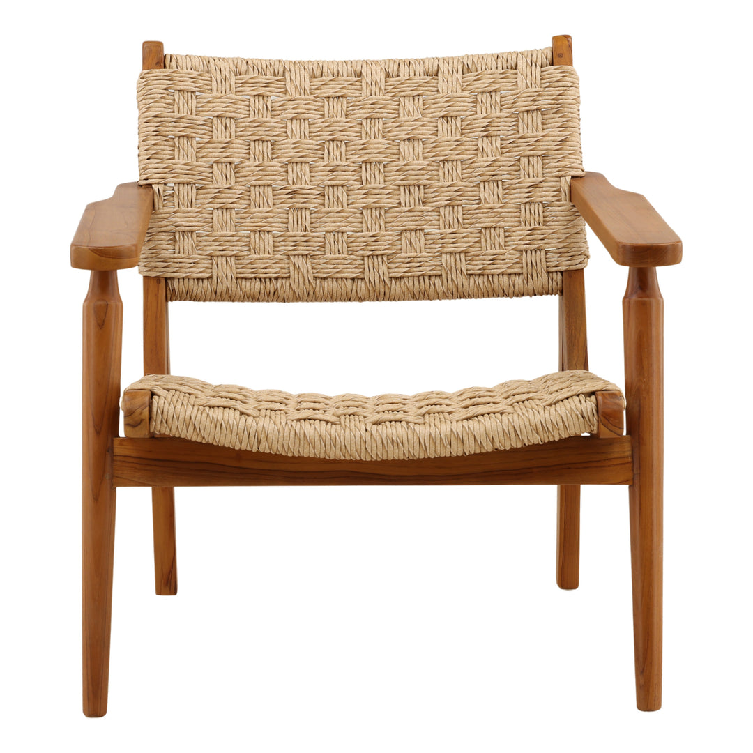 Parleigh Outdoor Occasional Chair Natural — Front