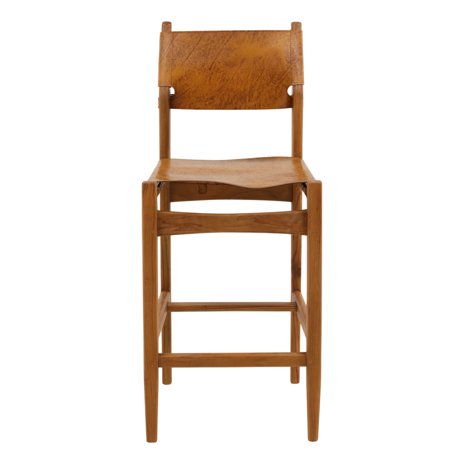 Rossina Counter Stool Brown — Front
