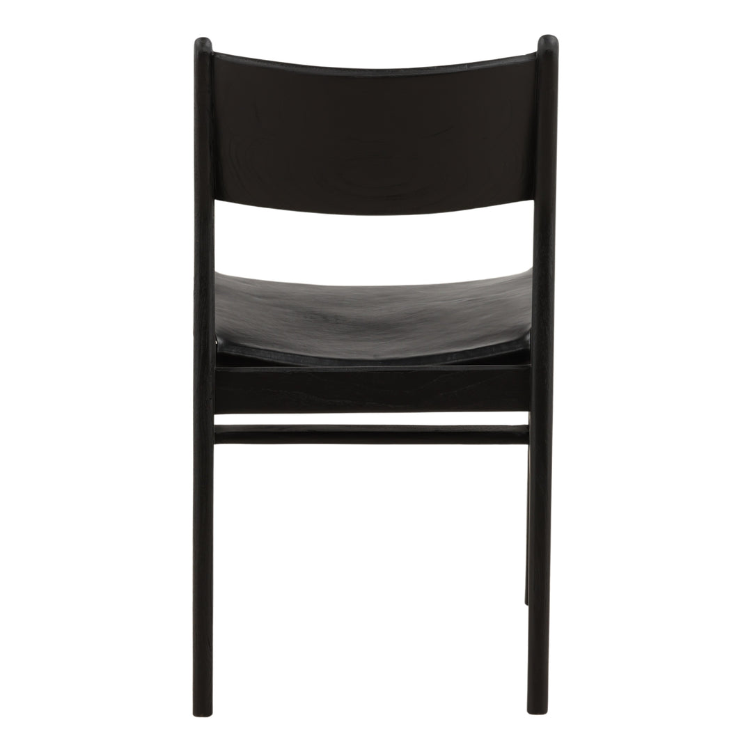 Leandro Dining Chair Set of 2 Black — Back