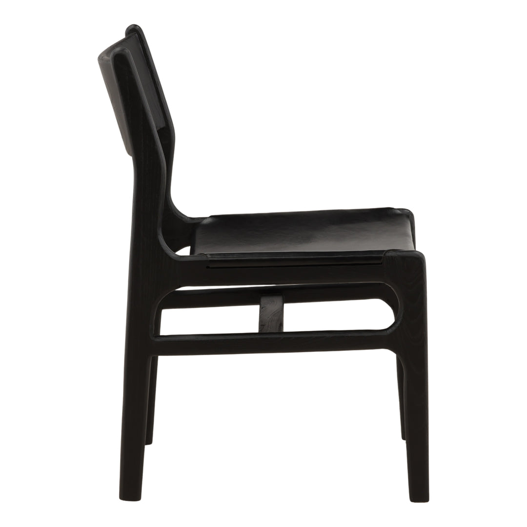 Leandro Dining Chair Set of 2 Black — Profile