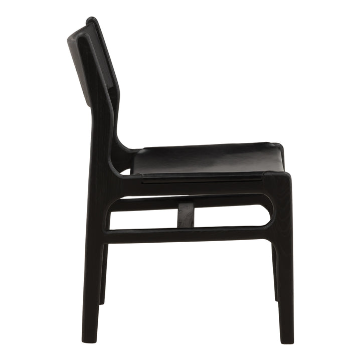 Leandro Dining Chair Set of 2 Black — Profile
