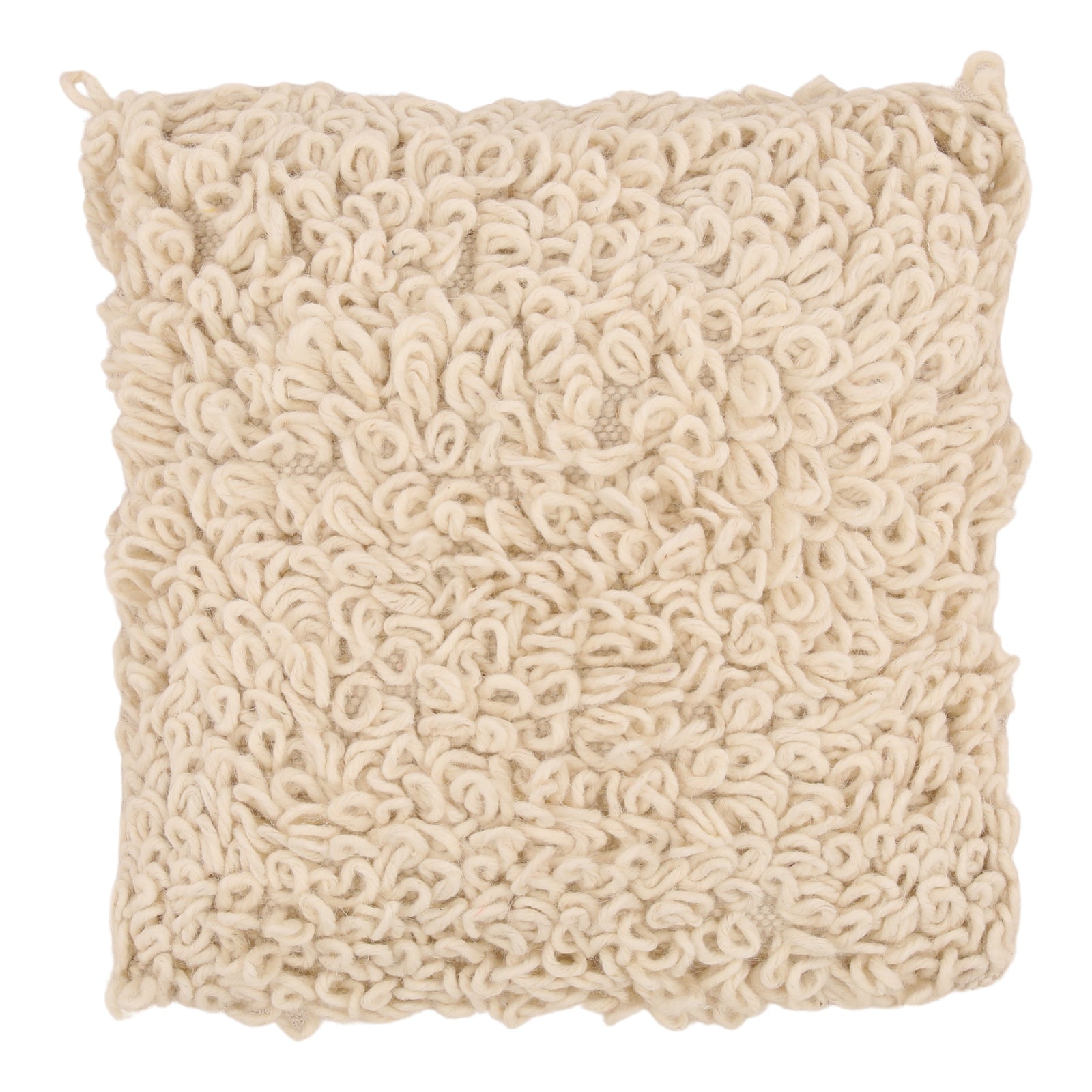Menthe Pillow Ivory — Front Three-Quarter