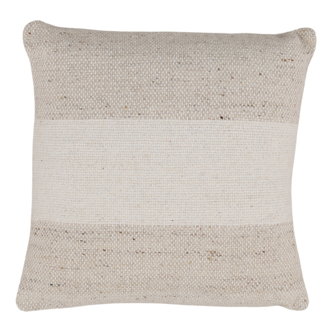 Tolmann Pillow Beige — Front Three-Quarter