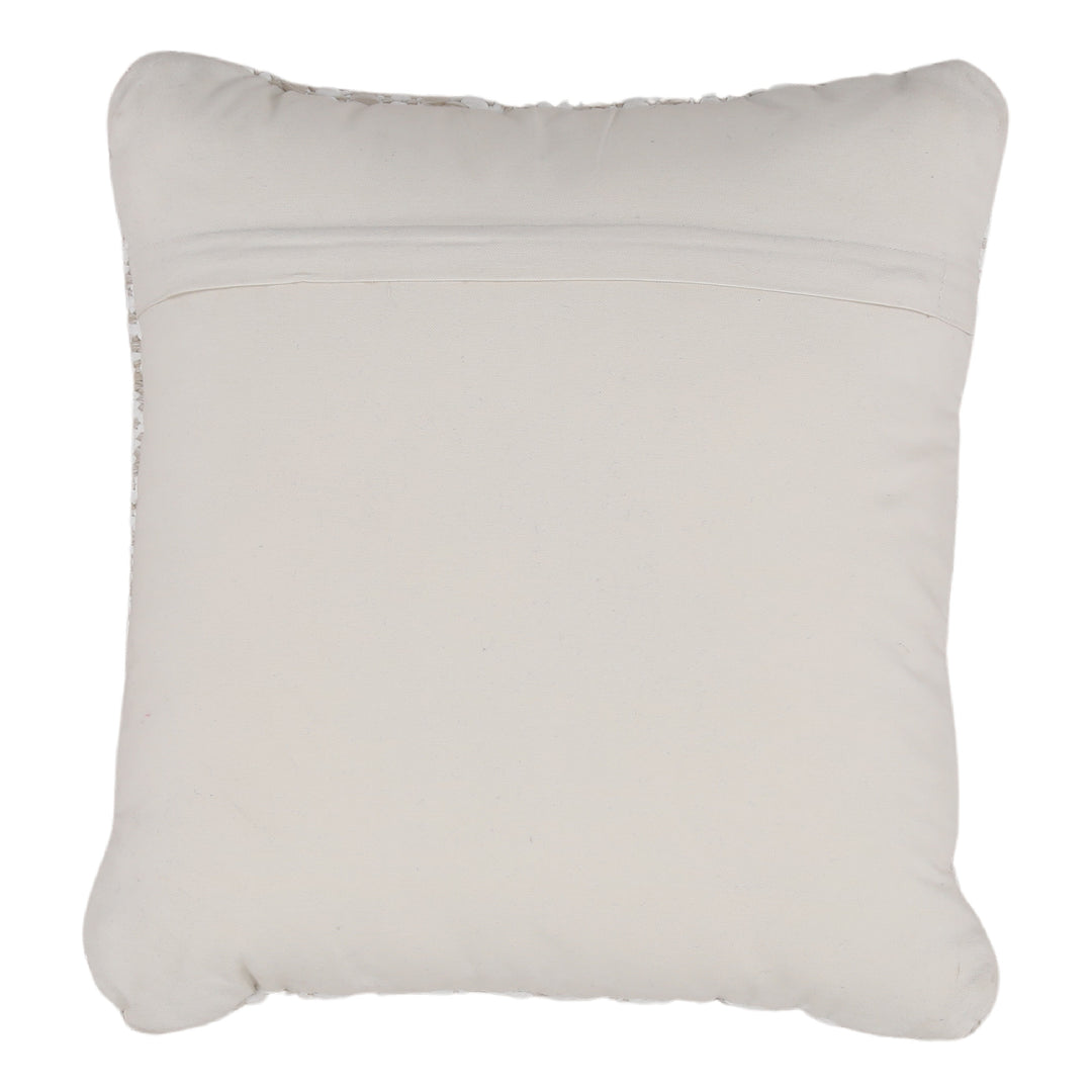 Rosewoode Outdoor Pillow Beige — Back