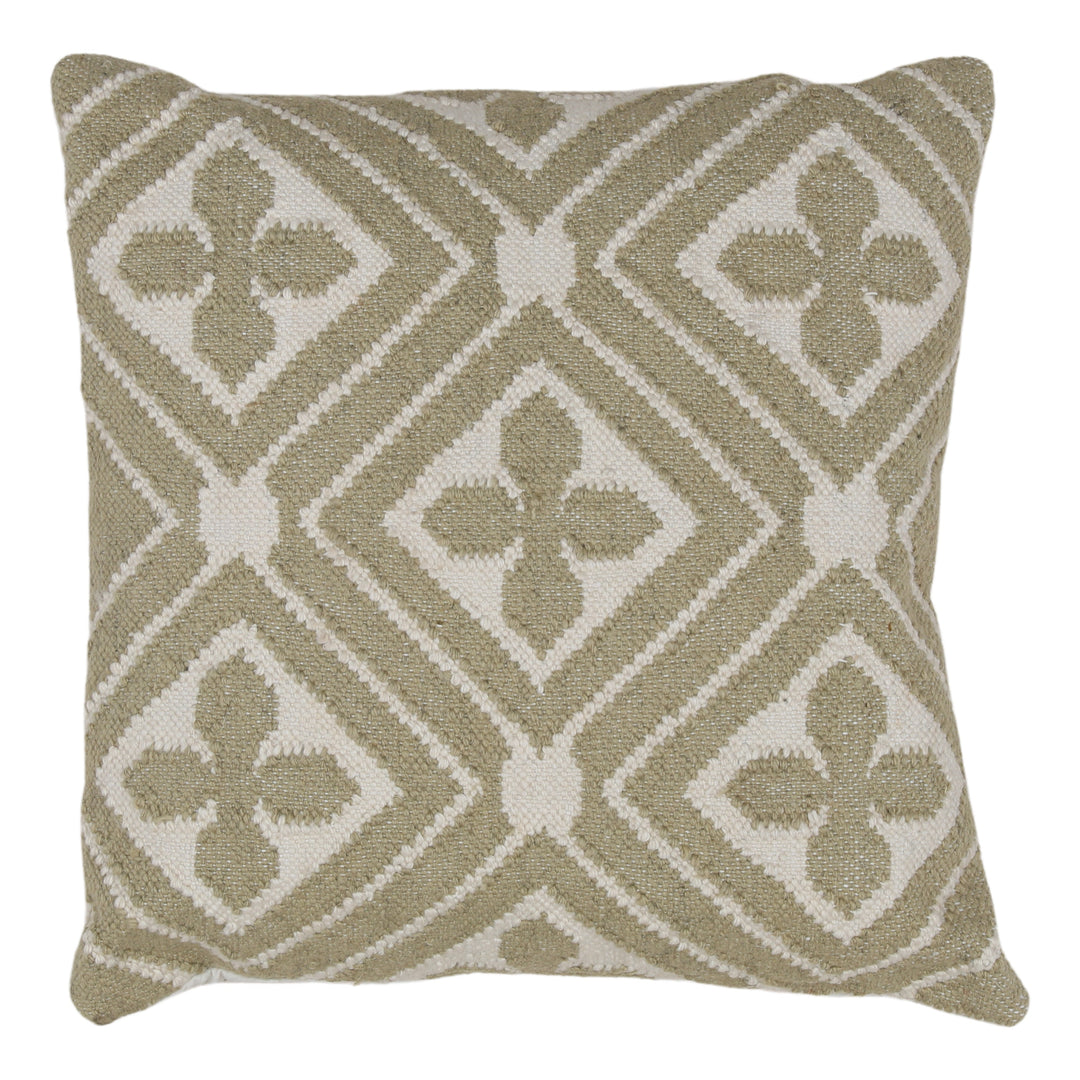 Kavann Outdoor Pillow Sage — Front Three-Quarter