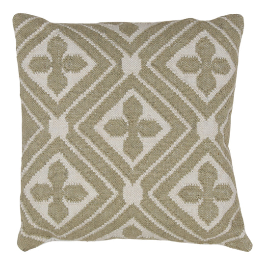 Kavann Outdoor Pillow Sage — Front Three-Quarter