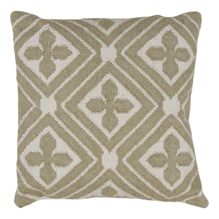 Kavann Outdoor Pillow Sage — Front Three-Quarter