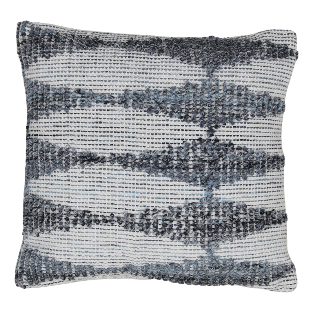 Ruperte Outdoor Pillow Blue — Front Three-Quarter