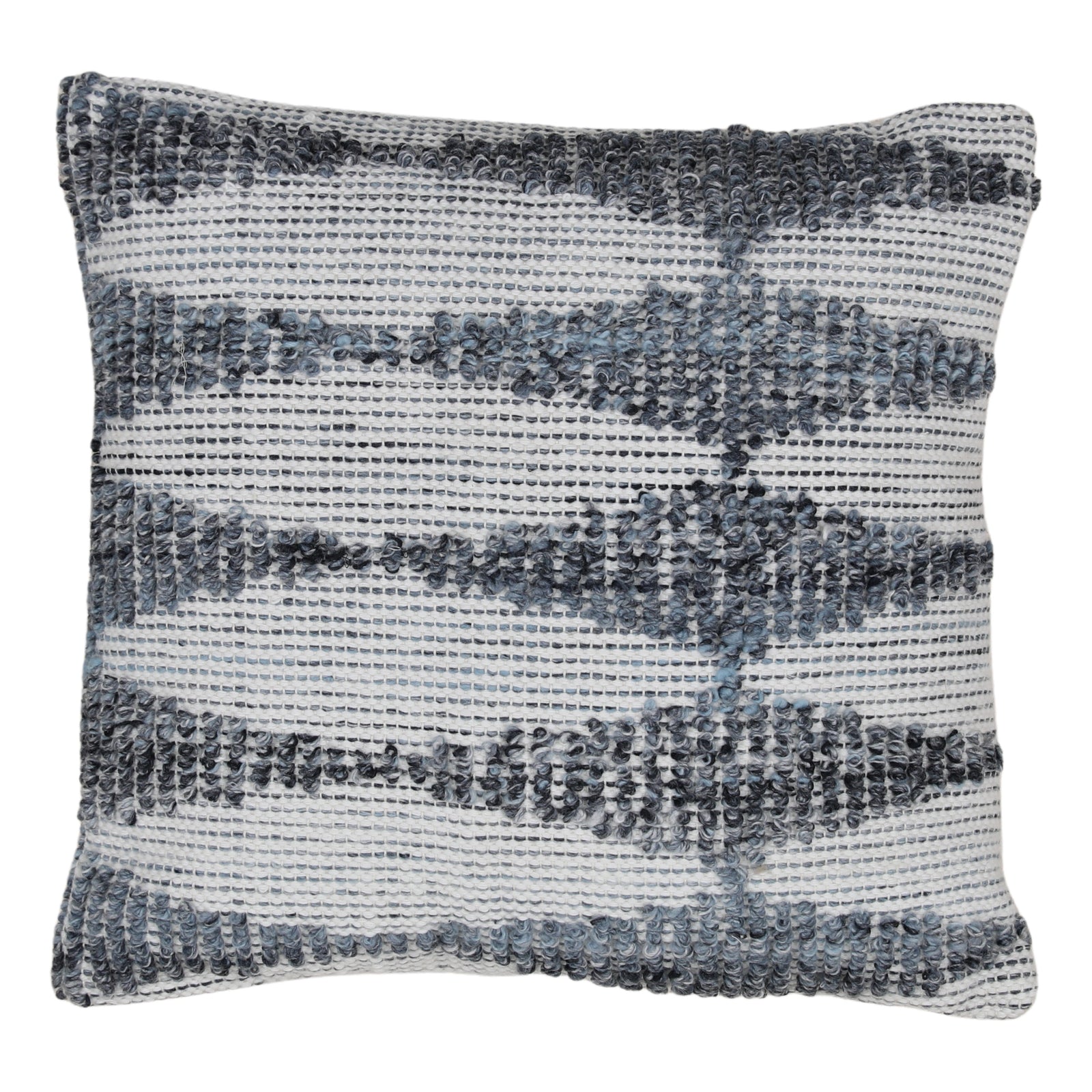 Ruperte Outdoor Pillow Blue — Front Three-Quarter