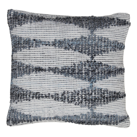 Ruperte Outdoor Pillow Blue — Front Three-Quarter