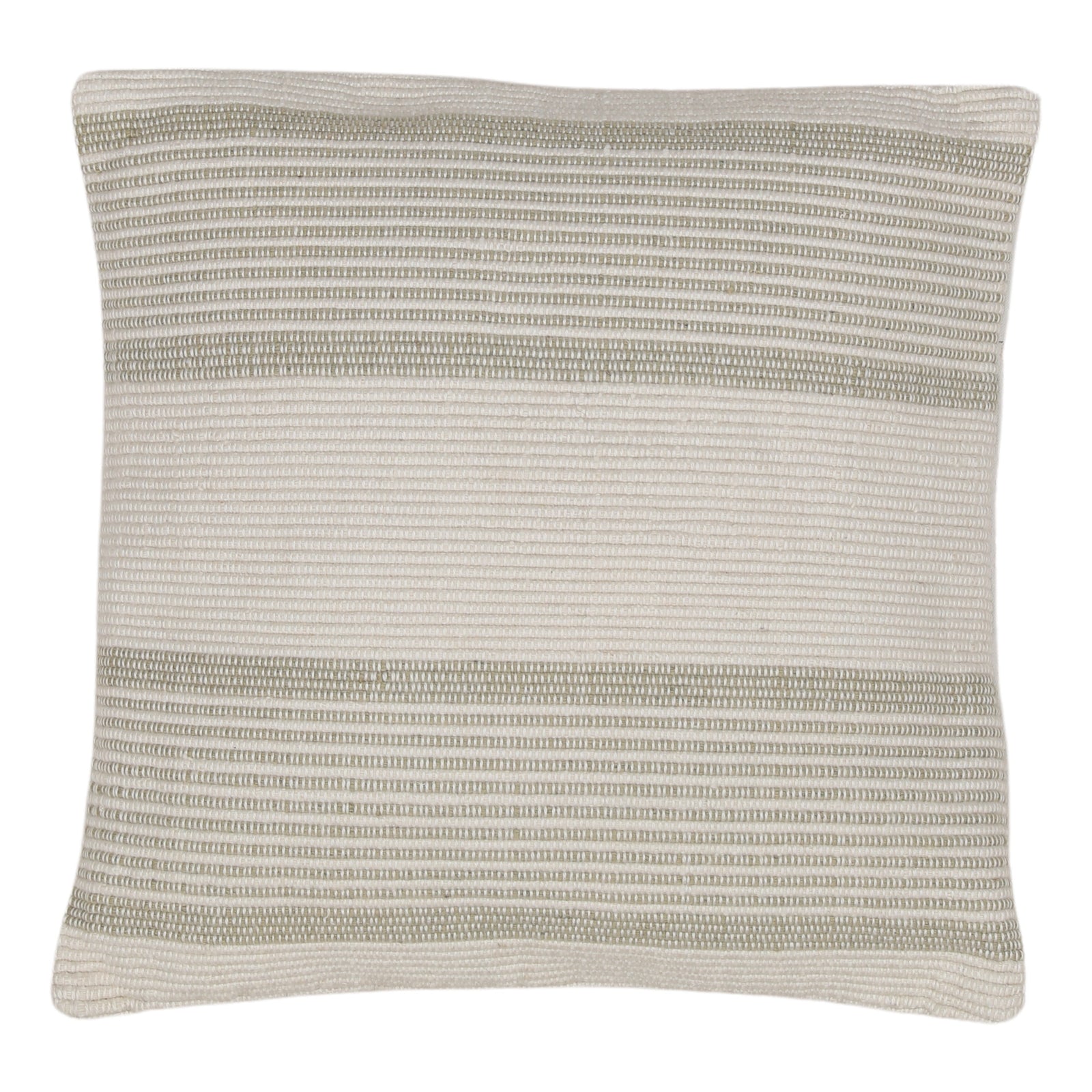 Sabyan Outdoor Pillow Sage — Front Three-Quarter