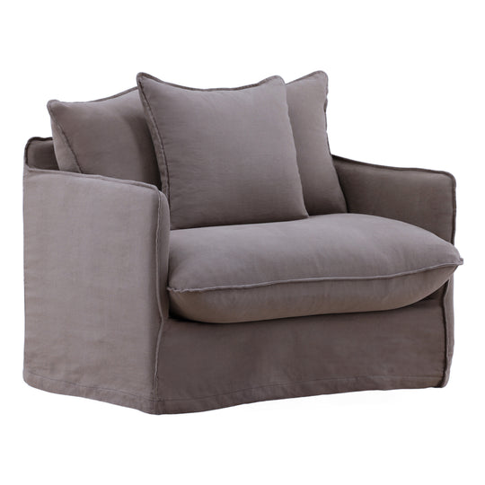Lexa Sofa Chair Frame — Front Three-Quarter