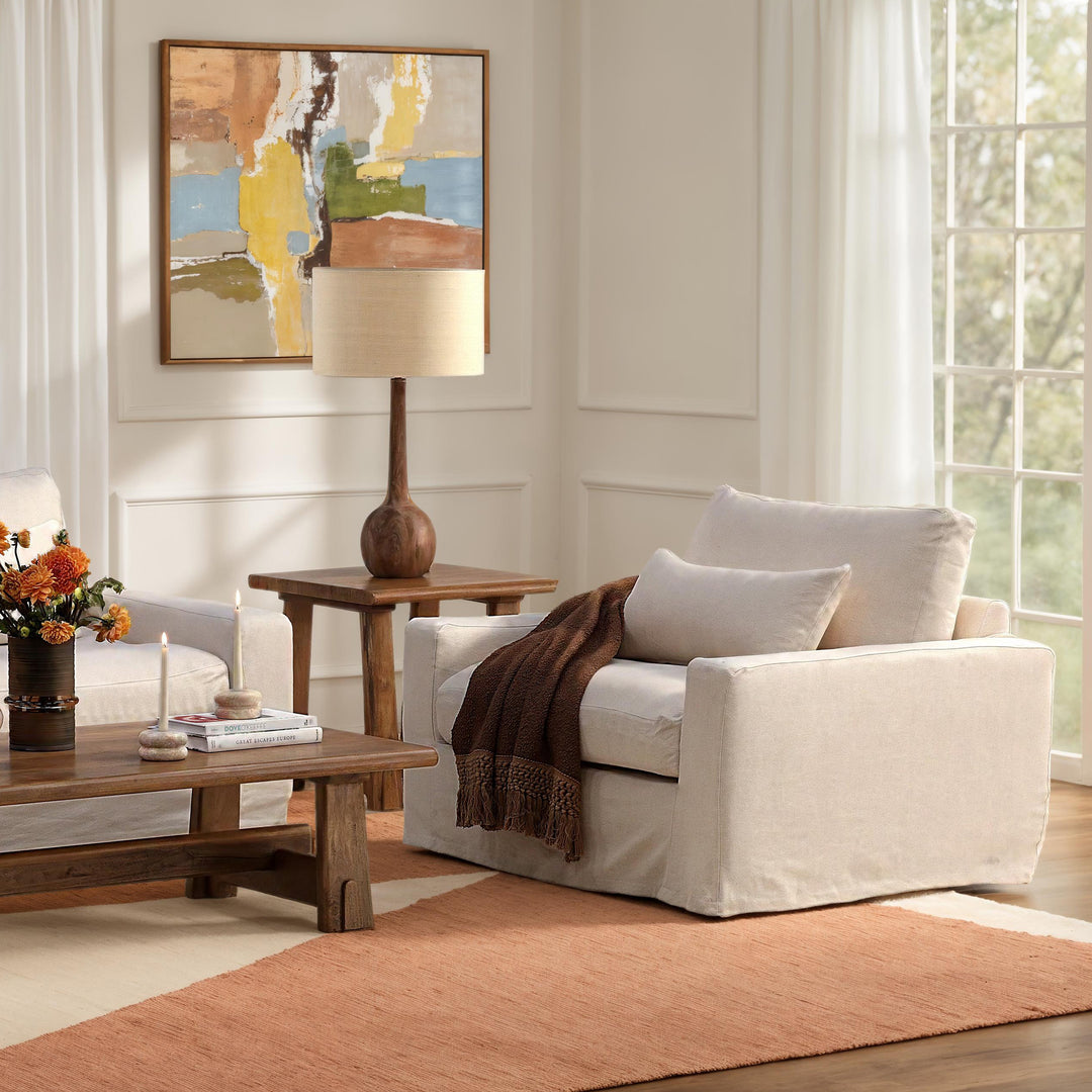 Silvie Sofa Chair Frame — Lifestyle