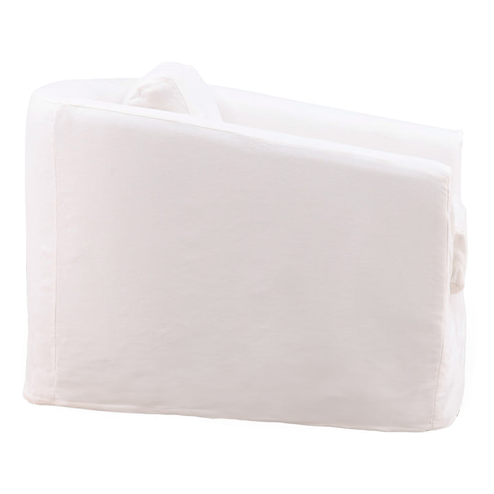 Violetta Sofa Chair Slipcover White — Profile