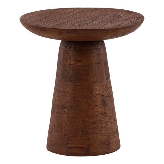 Cohlson Side Table Brown — Front Three-Quarter