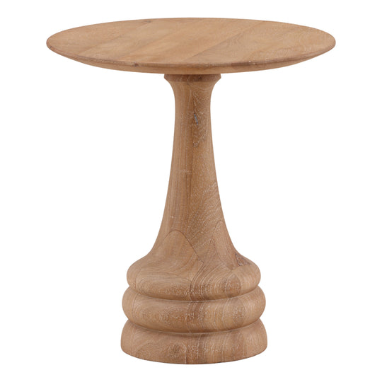 Maylin Side Table Light Natural — Front Three-Quarter