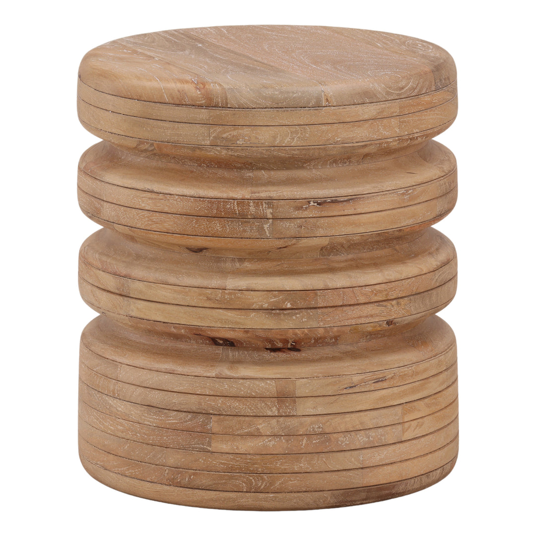Oriellia Side Table Light Natural — Front Three-Quarter
