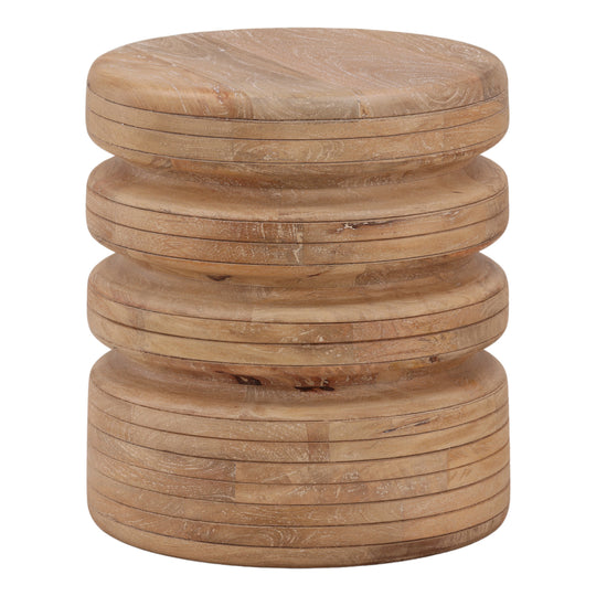 Oriellia Side Table Light Natural — Front Three-Quarter