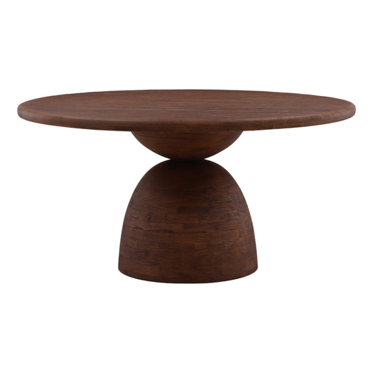 Amberley Dining Table Brown 60" — Front Three-Quarter