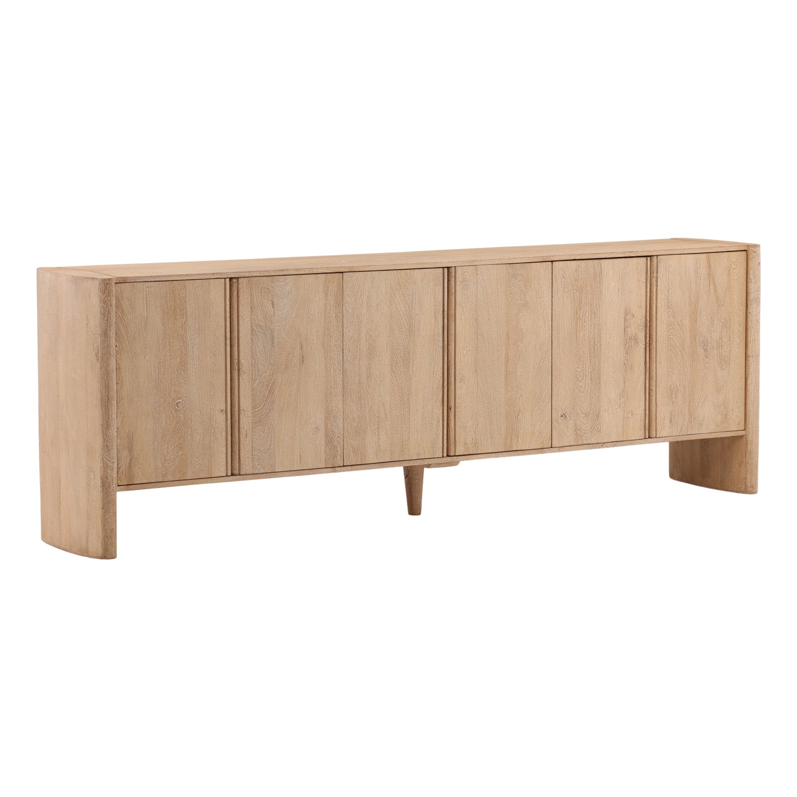 Lorcen Sideboard Light Natural — Front Three-Quarter