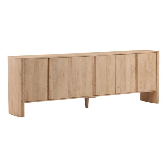 Lorcen Sideboard Light Natural — Front Three-Quarter