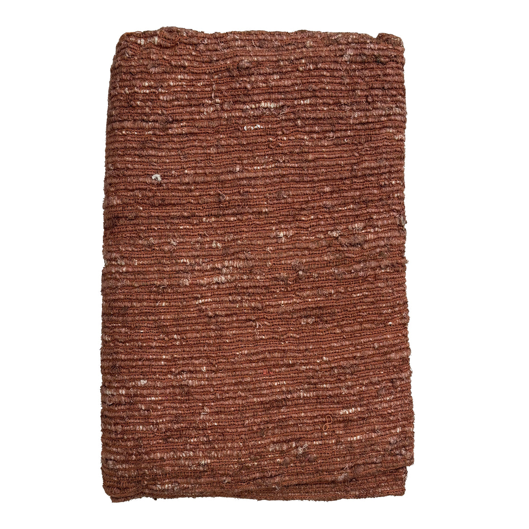 Amantine Throw Rust — Front Three-Quarter
