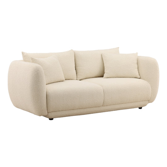 Bricida Sofa Cream — Front Three-Quarter
