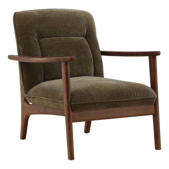 Tallesa Occasional Chair Olive — Front Three-Quarter