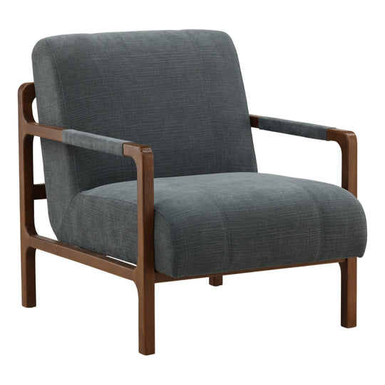 Jordie Occasional Chair Blue — Front Three-Quarter