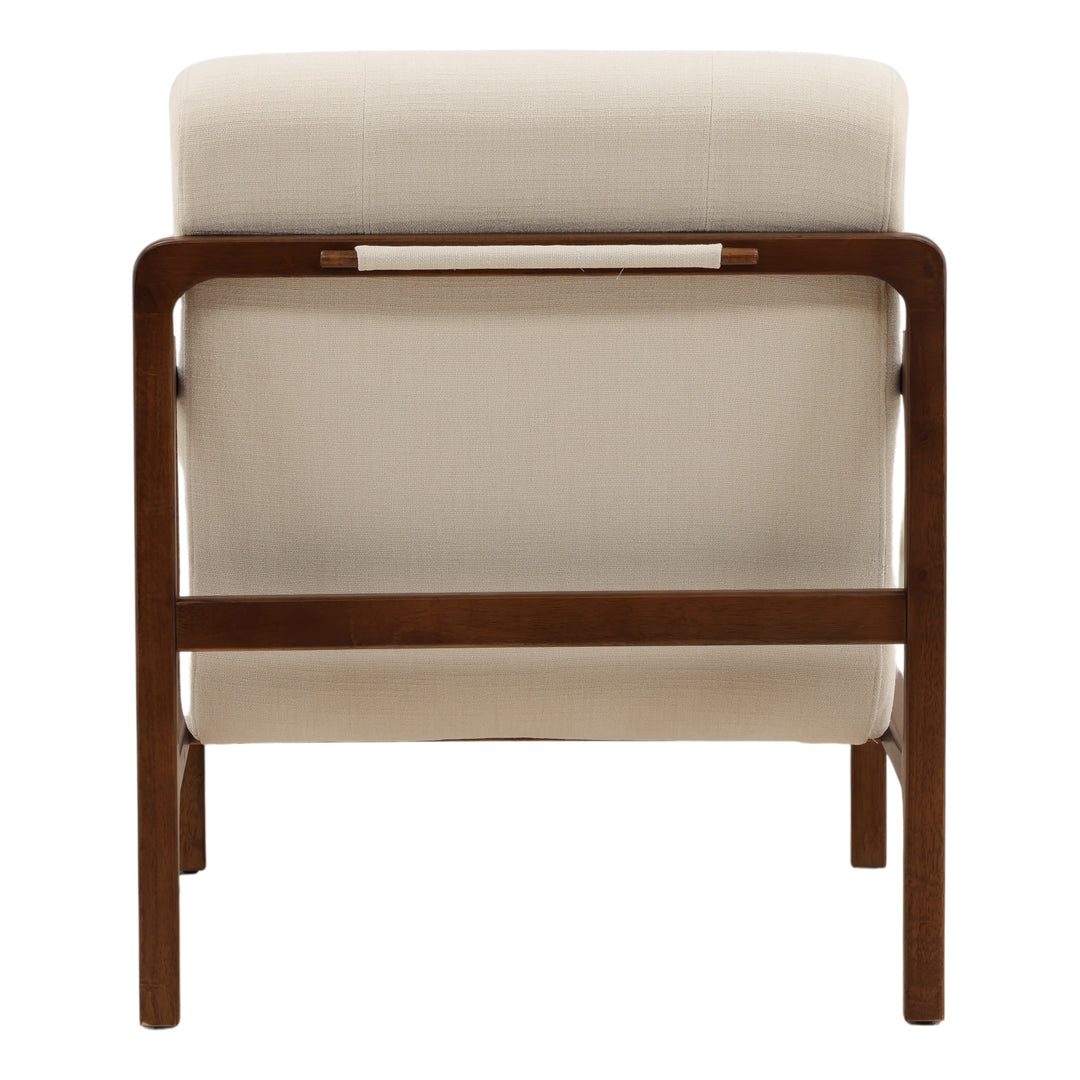 Jordie Occasional Chair Cream — Back