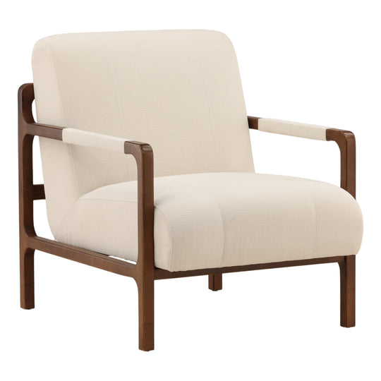 Jordie Occasional Chair Cream — Front Three-Quarter