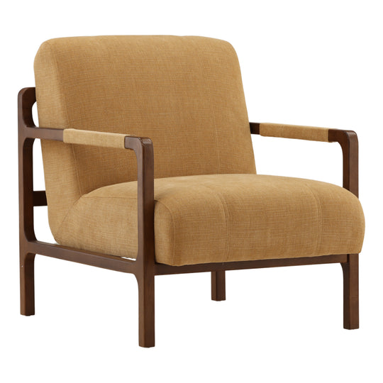 Jordie Occasional Chair Ochre — Front Three-Quarter