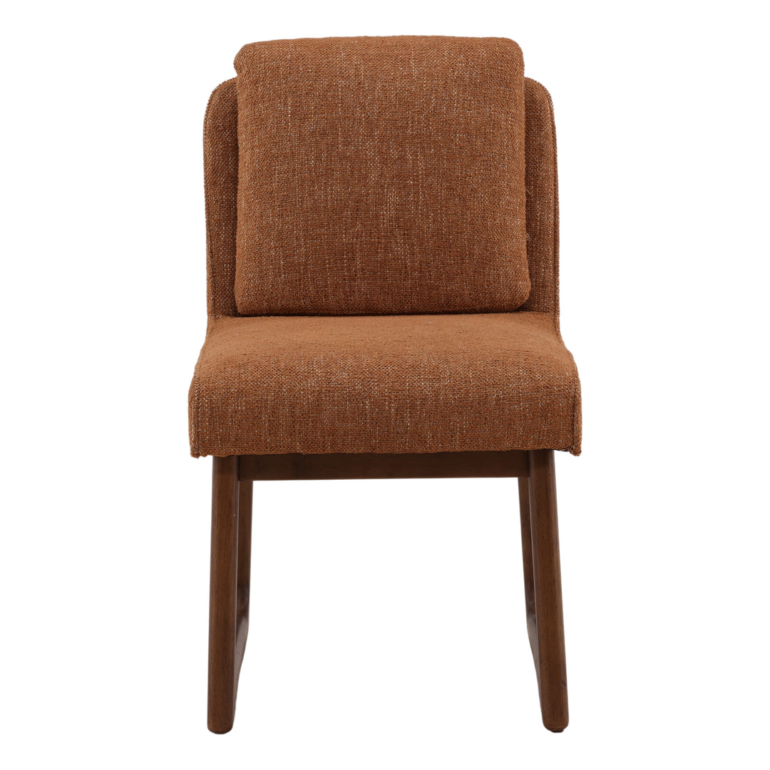 Madelaine Dining Chair Set of 2 Ginger — Front