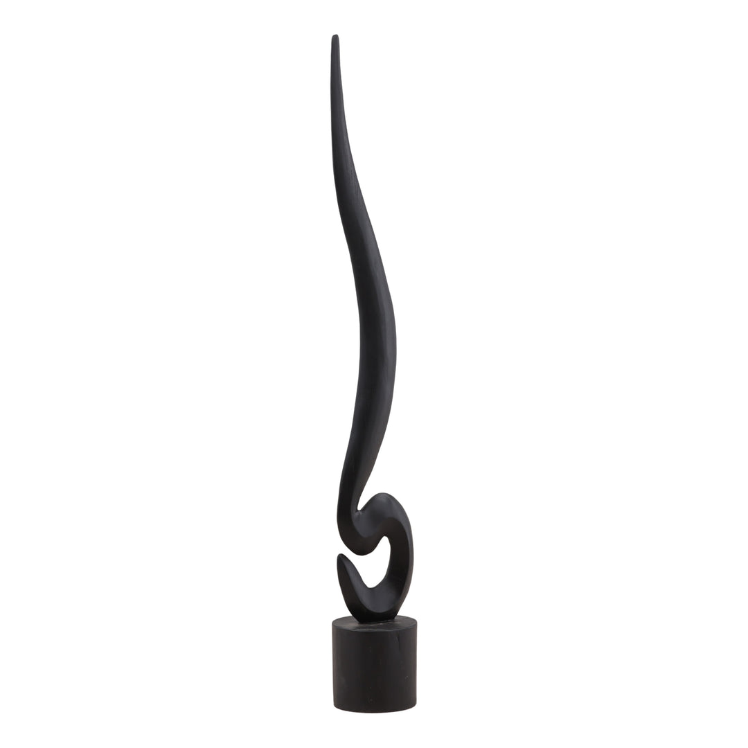 Melioria Sculpture Black — Front Three-Quarter