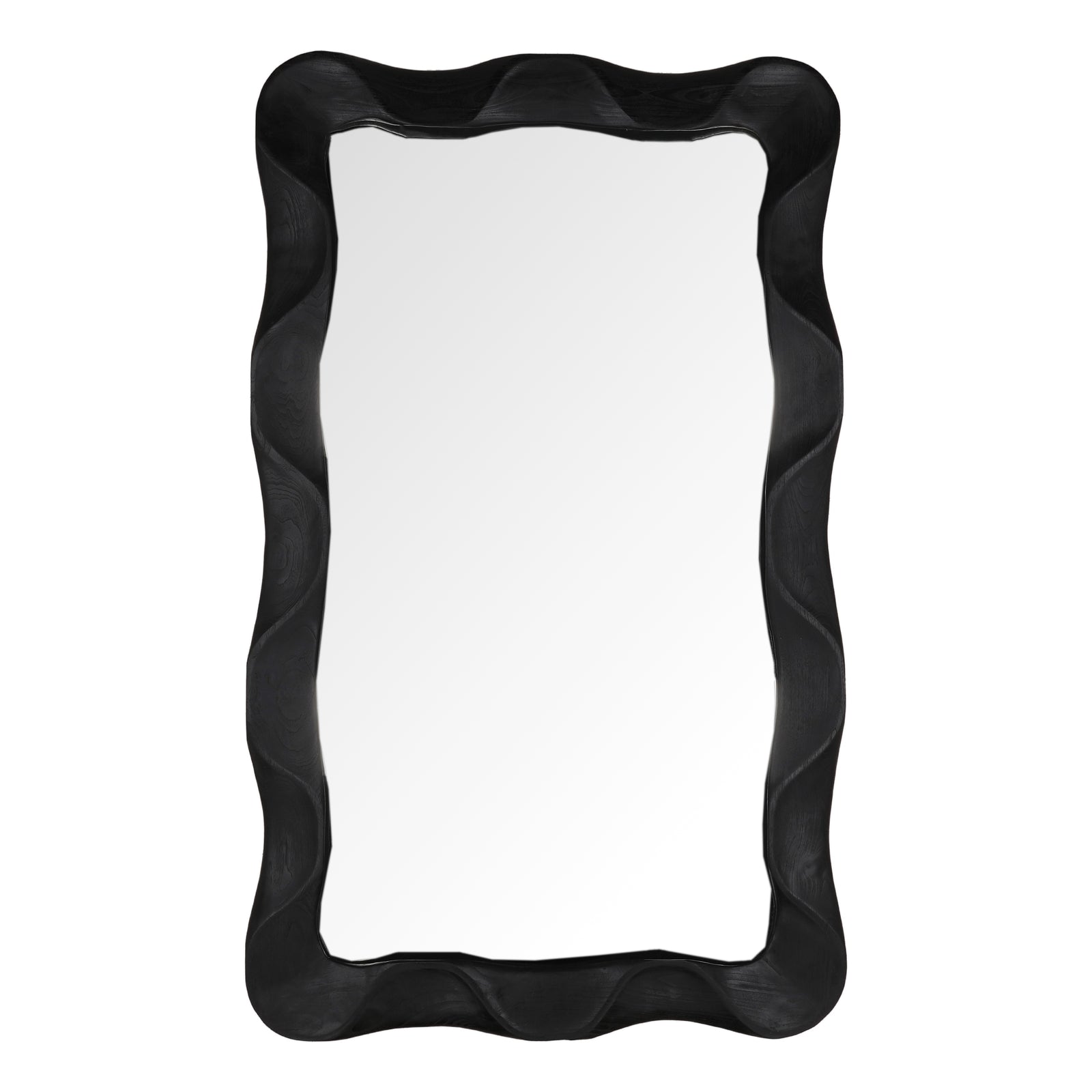 Adrianne Mirror Black — Front Three-Quarter