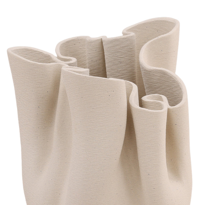 Aureli Vase Small Ivory — Detail 2
