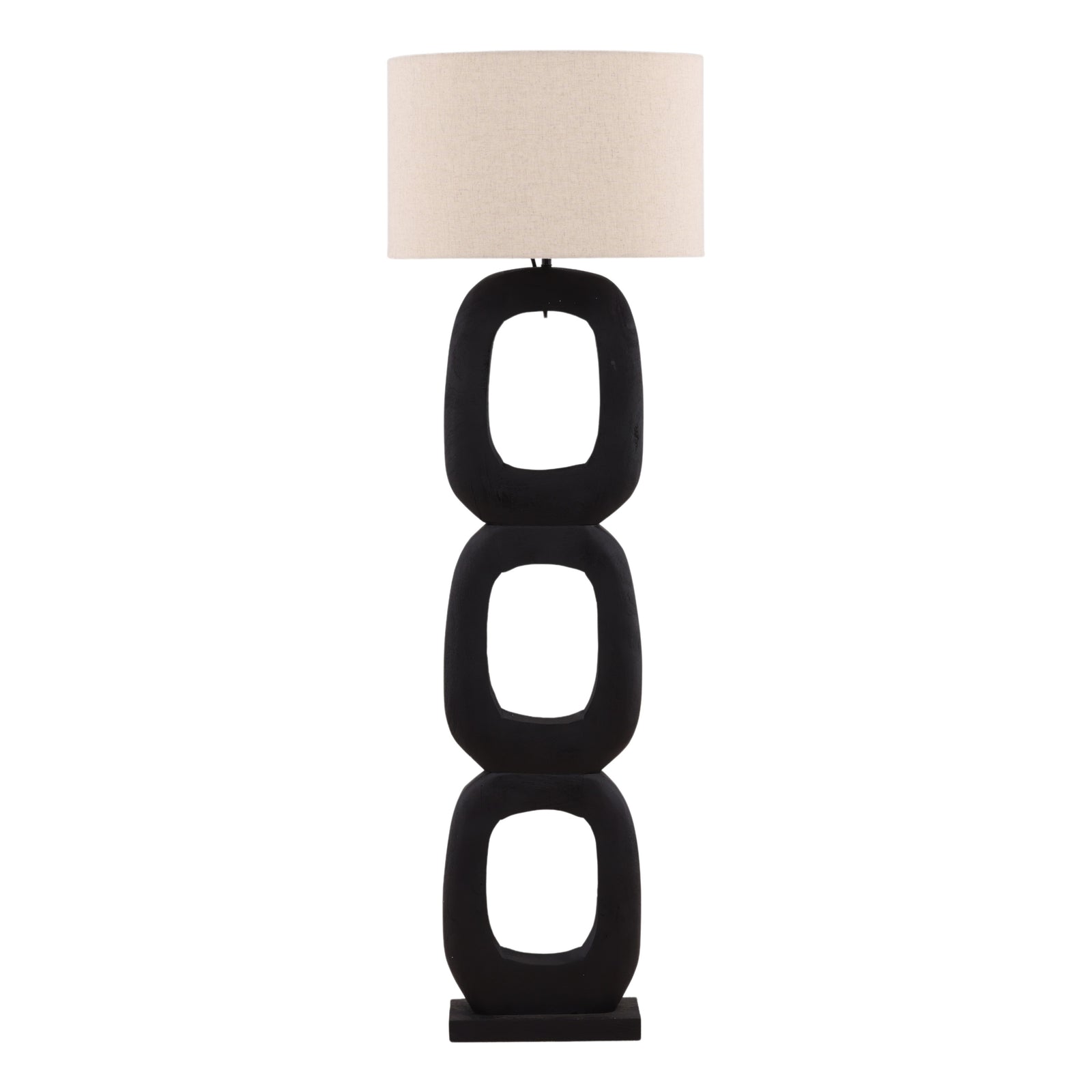 Kelven Floor Lamp Black — Front
