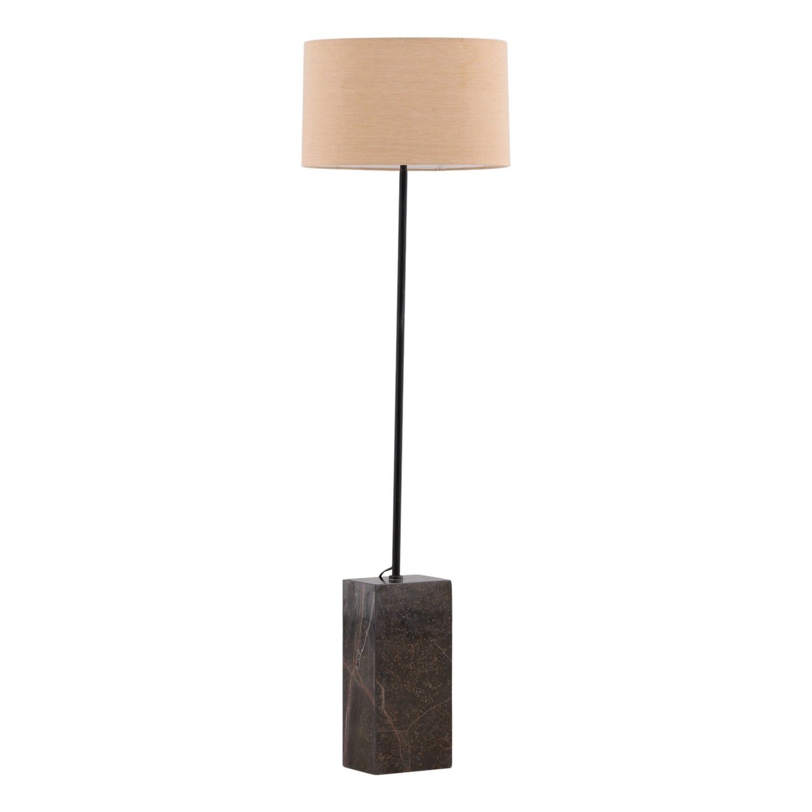 Shanella Floor Lamp Green — Front Three-Quarter