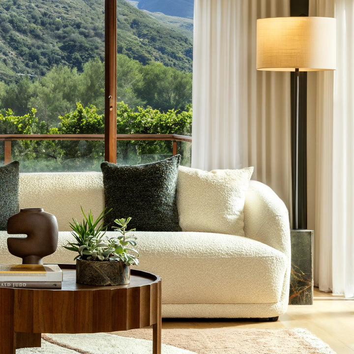 Shanella Floor Lamp Green — Lifestyle