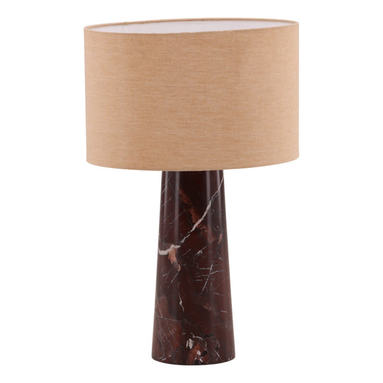 Cressley Table Lamp Red — Front Three-Quarter