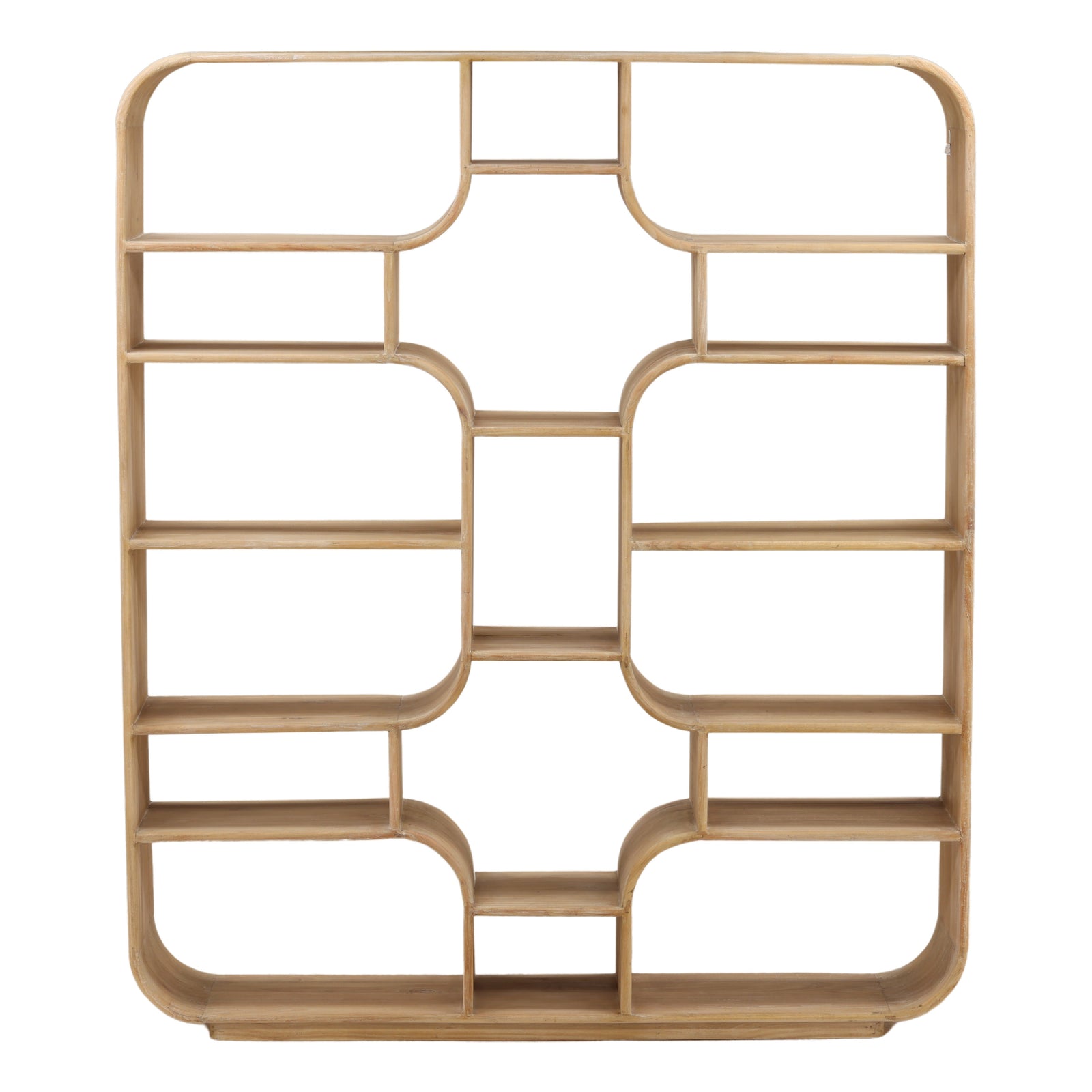 Gaetin Bookcase Light Natural — Front