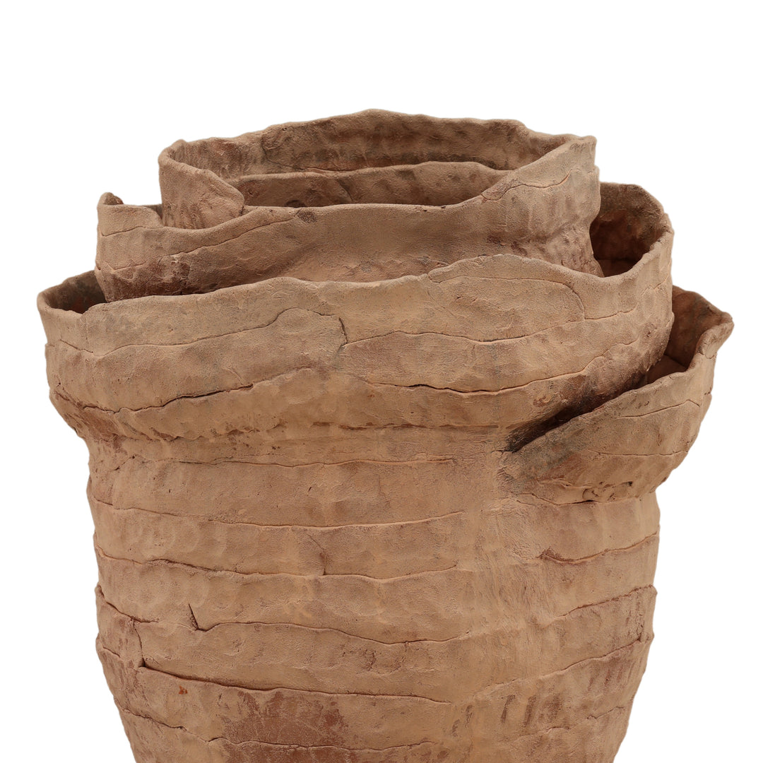 Shaie Vase Terracotta — Detail 1