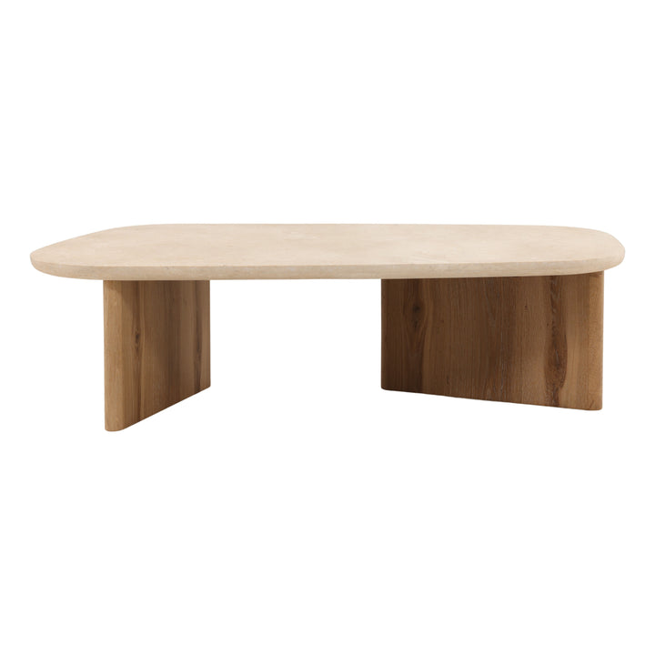Elwynn Coffee Table Natural — Front