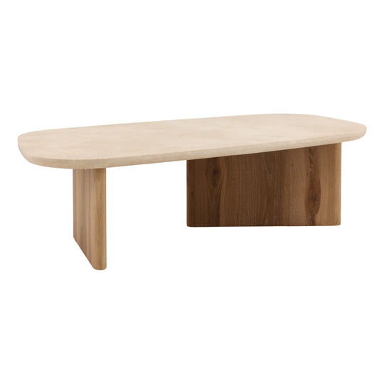 Elwynn Coffee Table Natural — Front Three-Quarter
