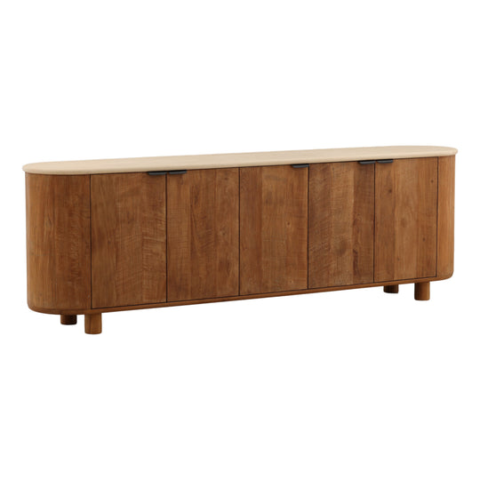 Oriell Sideboard Sand — Front Three-Quarter